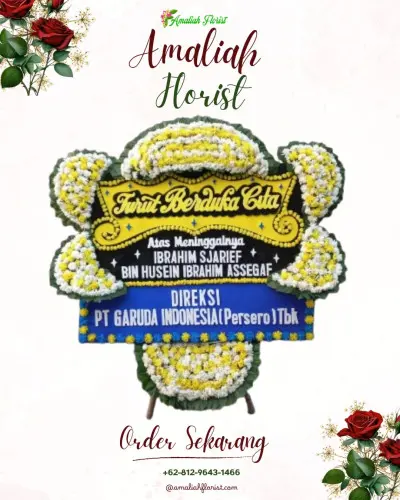 Papan Bunga Duka di Jambidan